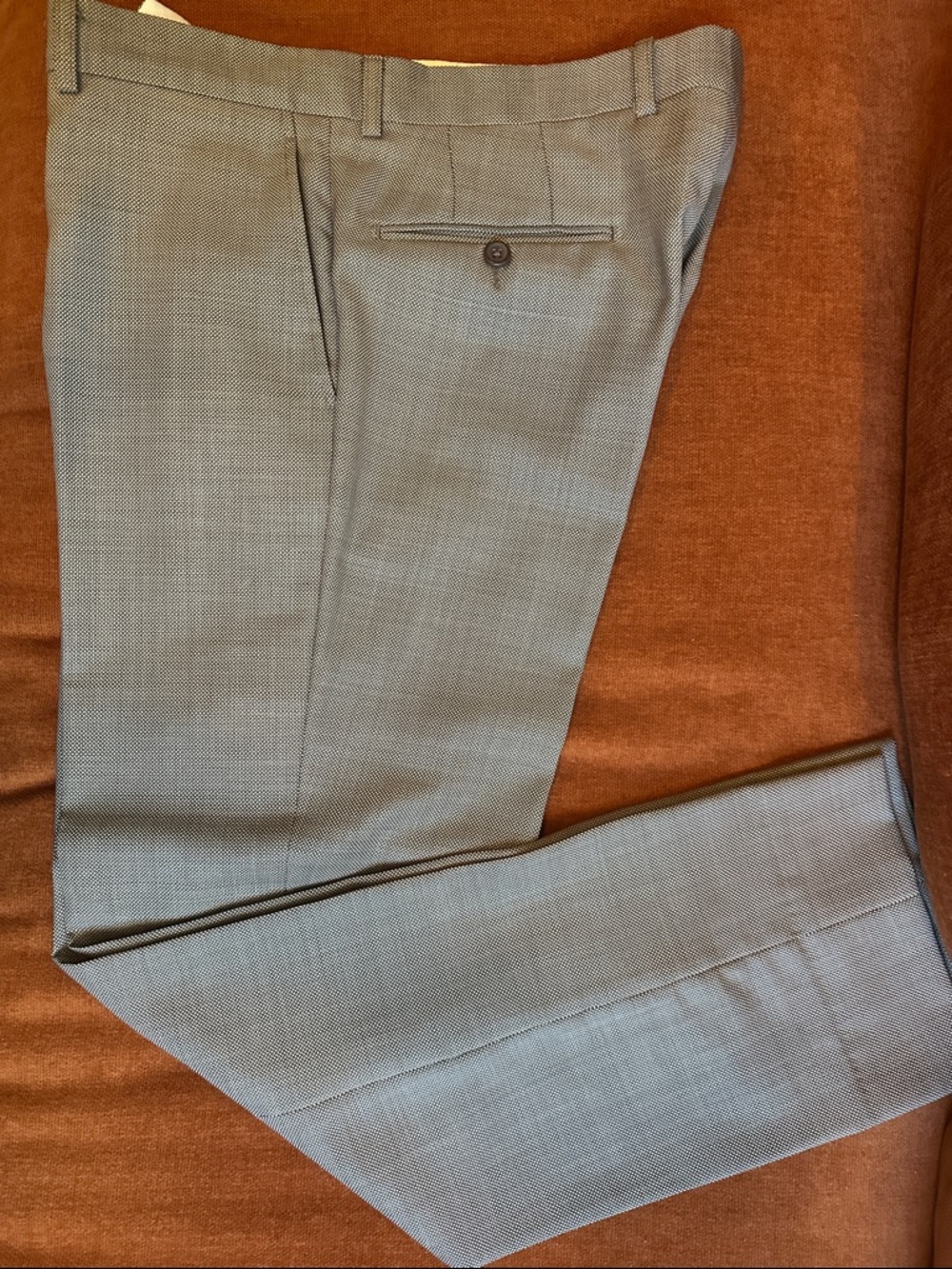 Men's Dress Pants in GoldWheat/White- Classic Tailored Fit